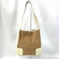 希少 美品 ロエベ アナグラム パンチング ワンショルダーバッグ