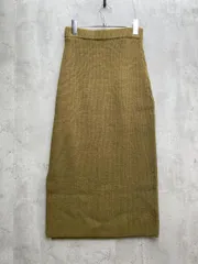 新品 SLY スライ ニット ロング スカート size2/オリーブ ◆■レディース