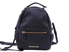 Samantha Vega サマンサベガ レザー ミニ リュック バッグ 黒 ■■ レディース