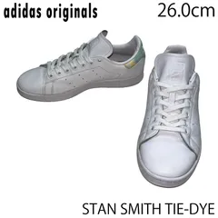 【USED／26.0cm】ADIDAS ORIGINALS STAN SMITH タイダイ ホワイト／レインボー