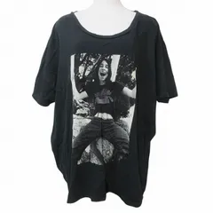 ヒステリックス Hysterics プライマルスクリーム Tシャツ カットソー 半袖 ワイド プリント 黒 ブラック フリーサイズ X