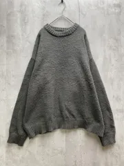 MONO-MART モノマート モヘア風 オーバーサイズ ニット セーター sizeL/グレー ◆■レディース