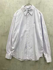 RALPH LAUREN ラルフローレン ポロスポーツ 無地 長袖 ワンポイント刺繍 シャツ size9/ラベンダー ◇■レディース