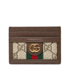 グッチ オフィディア GGスプリーム 523159 ブラウン ベージュ PVC レザー レディース GUCCI【247-43502】