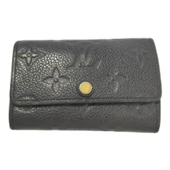 ラスト1点 LOUIS VUITTON ルイヴィトン モノグラム ミュルティクレ6 6連 キーケース キーリング M64421 ブラック【♀】【B】【レディース】★■602594【中古】