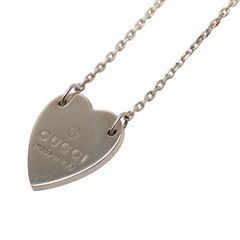 美品✨ グッチ ネックレス ゴースト ハート スカル GG シルバー 925