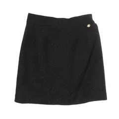 シャネル CHANEL スカート ココマーク ウール スカート レディース Used A