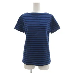 オーチバル ORCIVAL オーシバル Tシャツ カットソー 1 半袖 ボーダー柄 ボートネック 青 ブルー 紺 ネイビー /NU