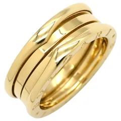 ブルガリ BVLGARI リング 指輪 ビーゼロワン B-zero1 2バンドリング  イエローゴールド #59(JP19) 750 18金  17.5号 【箱】【中古】