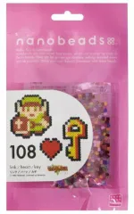 【中古】おもちゃ ナノビーズ 80-63013 108 リンク/ハート/カギ 「ゼルダの伝説」