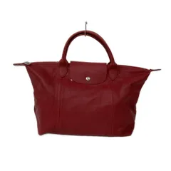 LONGCHAMP(ロンシャン) ハンドバッグ ル・プリアージュキュイール 1515737045 レッド 折りたたみ レザー