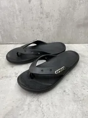 crocs クロックス クラシック フリップ ビーチ サンダル 黒 ■◆メンズ