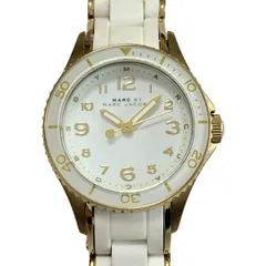 MARC BY MARC JACOBS(マークバイマークジェイコブス) 腕時計 - MBM2562 レディース SS 白
