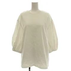 23区 オンワード樫山 カットソー パフスリーブ 七分袖 シャツ 38 白 ホワイト /☆G