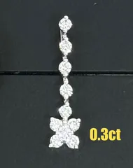 ★0.3ct★揺れる✨ダイヤモンドプラチナネックレスペンダントトップ