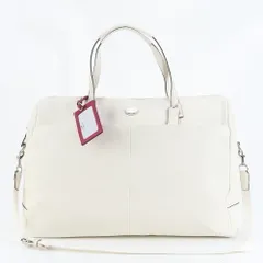 美品 コーチ レザー 2WAY ボストン バッグ ショルダー 出張 旅行 トート A4 トラベル レディース REE DL44-4【中古】