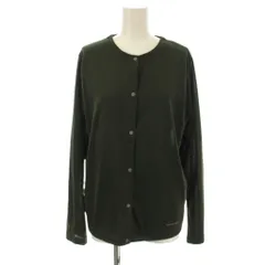 モンベル Montbell カーディガン XL グリーン 丸首 長袖 無地 /JP