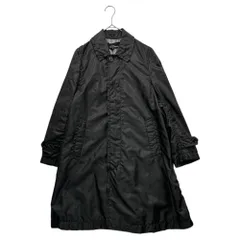 tricot COMME des GARCONS(トリココムデギャルソン) 12SS Inner Stripe × Floral Embroidery Polyester Coat インナー ストライプ × 花 刺繍 ポリ 比翼 コート TI-C003 S