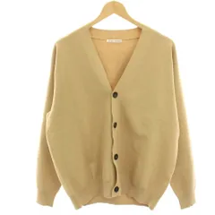 ユナイテッドアローズ UNITED ARROWS 4シーズン ミラノリブ カーディガン ニット 長袖 ウール混 S ベージュ 1115-199-0089 /HN