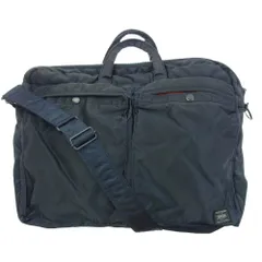 PORTER ポーター HEAD TANKER 2WAY BRIEFCASE タンカー ブリーフケース ショルダー バッグ ブラック系【中古】