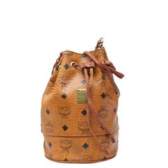 MCM ヴィンテージ レザー リュック ミニリュック K2362 ブラウン
