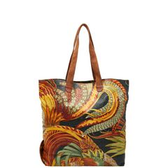 希少✨Vintage Celine Tropical Fish Tote Bag - メルカリ