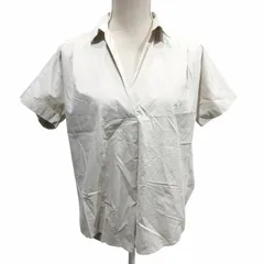 アーバンリサーチ ドアーズ URBAN RESEARCH DOORS チュニックシャツ 開襟 プルオーバー 半袖 ライトベージュ 系 ■MET1 0718