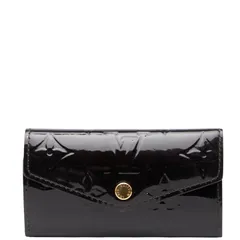 ルイ ヴィトン モノグラム ヴェルニ ミュルティクレ4 M93517 アマラント ブラウン パテントレザー レディース LOUIS VUITTON【1-0240066】