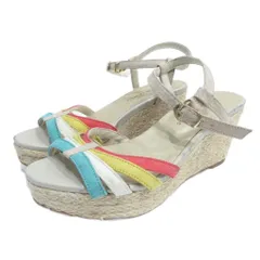 オリエンタルトラフィック ORIENTAL TRAFFIC サンダル ストラップ ウェッジソール ベージュ S 約22.5cm ■MET1