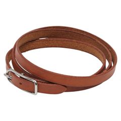 希少】エルメス □極美品□ ティレット 二重 レザーブレスレット