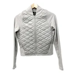 NIKE(ナイキ) ブルゾン サイズS レディース - ライトパープル×ライトグレー 長袖/中綿/NIKE RUNNING/秋/冬