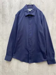 ZARA ザラ 長袖 シャツ sizeS/紺 ■◇メンズ