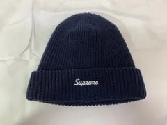 Supreme シュプリーム Loose Gauge Beanie ルーズゲージ ビーニー ニット帽 カラー：ネイビー