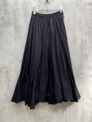 COCODEAL ココディール 71417446 コットンワッシャーエスカルゴ スカート size1/ブラック ■◇レディース