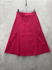 BEAUTY & YOUTH ビューティ&ユース ユナイテッドアローズ コットンハイツイストチノフレアスカート sizeS/赤 ■◇レディース