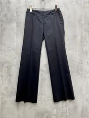 INED イネド ストライプ スラックス パンツ size7/黒 ■◇レディース