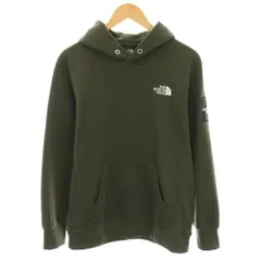 ザノースフェイス THE NORTH FACE スクエアロゴフーディ プルオーバーパーカー 長袖 M カーキ NT12230 /YT