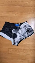 アディダス ブラック/白 トレーナー ハーフパンツ