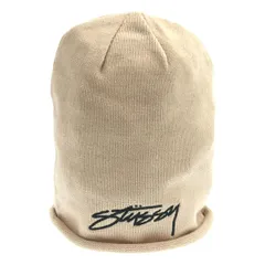 Stussy ステューシー CHAIN STITCH ROLLED EDGE SKULLCAP キャップ 1321207 ベージュのサムネイル