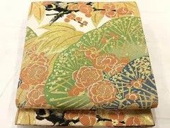平和屋着物●全通柄袋帯　宝船　金銀糸　正絹　逸品　CABE4783hy 平和屋着物○全通柄袋帯 宝船 金銀糸 正絹 逸品 CABE4783hy