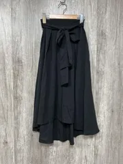 RESEXXY リゼクシー アシメ フレア スカート sizeF/黒 ■◇ レディース