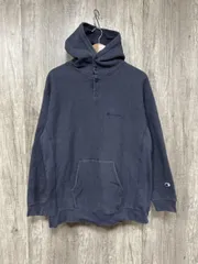 Champion チャンピオン 古着 reverse weave 青タグ 70s 復刻 プルオーバー パーカー sizeXL/紺 ◆■ メンズ