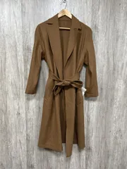 DRESSTERIOR ドレステリア タグ付 定価42000円 ミドルウール ロング ガウンコート コート sizeF/茶 ◆■ レディースのサムネイル