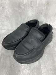 PUMA プーマ 訳あり 厚底 クッション性 プラットフォーム ローファー シューズ size25.5cm/黒 ■■ レディース