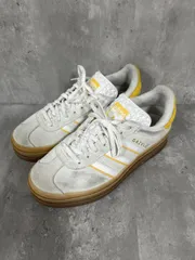 adidas アディダス ガゼル ローカット スニーカー size24/白ｘ黄 ■■ メンズ