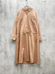 美品 URBAN RESEARCH ROSSO アーバンリサーチロッソ 長袖 シャツ ワンピース sizeF/オレンジベージュ ■◇レディース