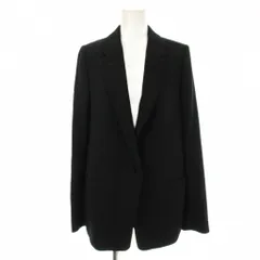 ルシェルブルー LE CIEL BLEU ジャケット 上着 40 黒 ブラック 無地 ノッチドラペル 長袖 /JP