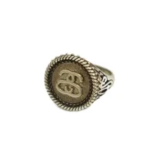 ステューシー STUSSY SS SOVEREIGN RING ソブリン リング 指輪 SSリンク シルバー925 ロゴ 18号 /KW ■GY18のサムネイル