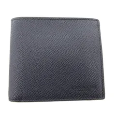 コーチ COACH 二つ折り財布 ウォレット クロスグレインレザー ロゴ 紺 ネイビー F59111 /FF