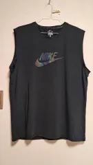 ナイキ ドライフィット ブラック ノースリーブ Tシャツ 特大 5XL